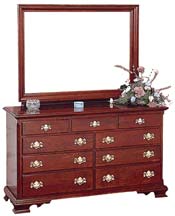 cherry double dresser