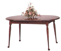 cherry dining tables oval